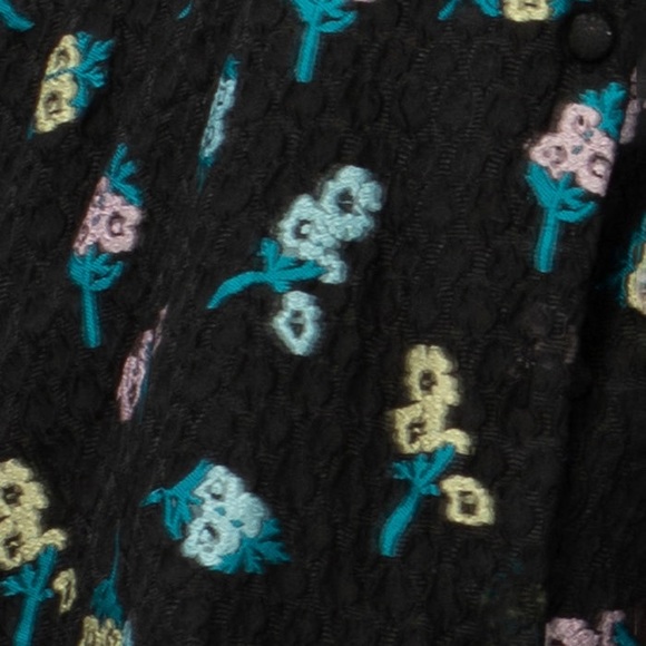 LARA RUFFLE MINI DRESS BOUQUET Sz L - Picture 7 of 9